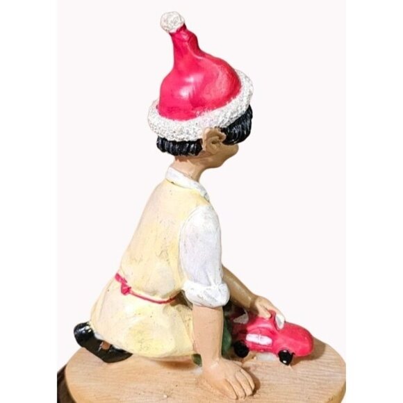 Santa’s Helper Limited Edition Christmas Figurine Car Truck Toy Maker Elf - Picture 3 of 5